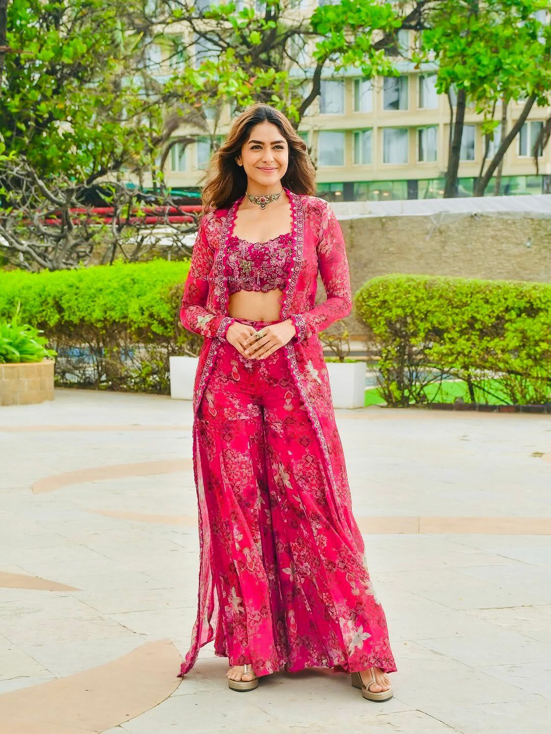 Designer Elegant Tibby Silk Ethnic Wear Sharara Set - Image 16