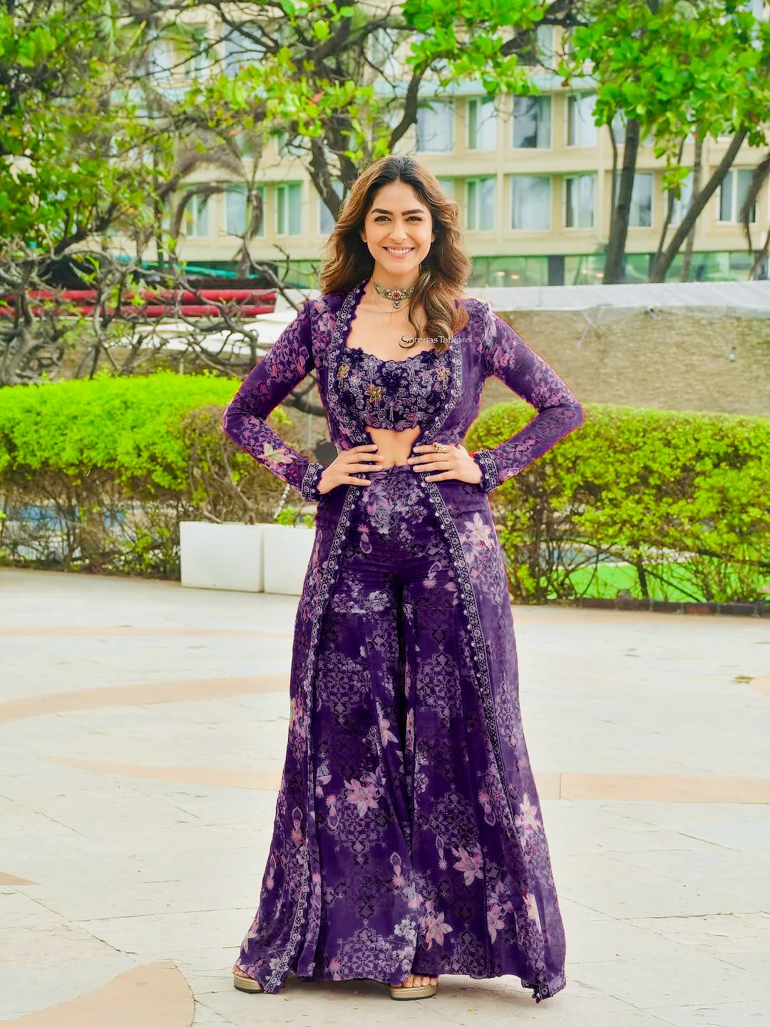 Designer Elegant Tibby Silk Ethnic Wear Sharara Set - Image 17