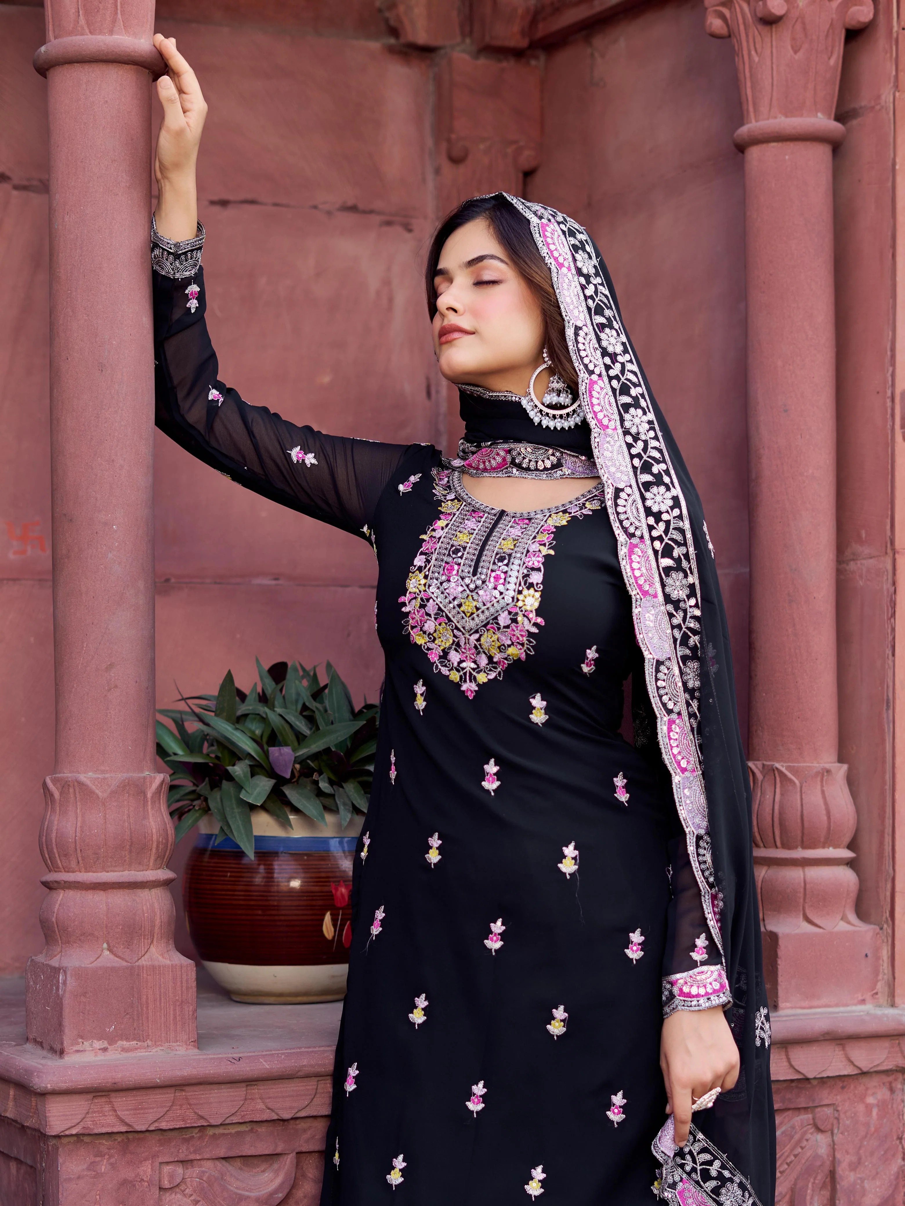 Eid Special Georgette Sequence Work Salwar Suit - Image 3