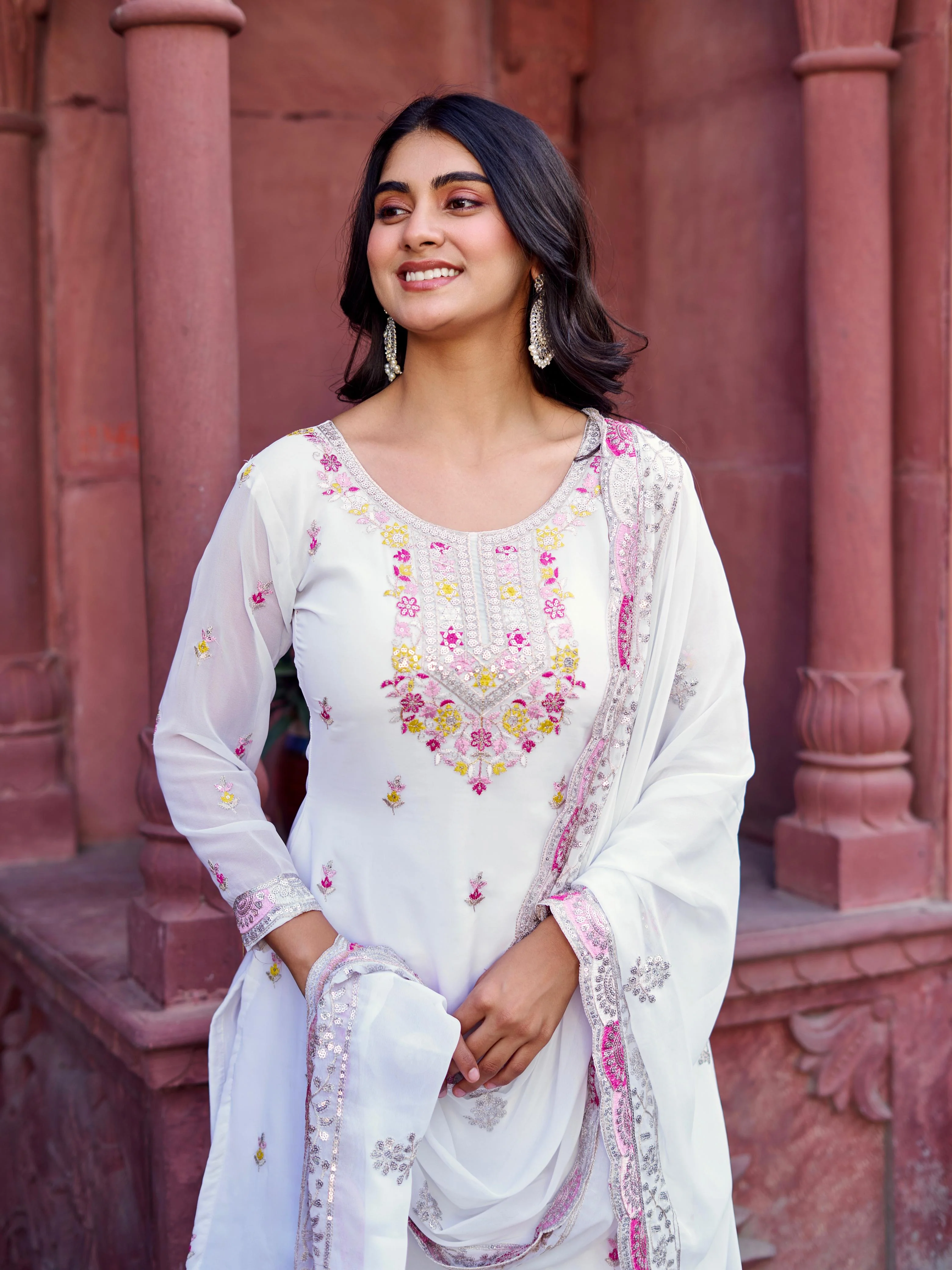 Eid Special Georgette Sequence Work Salwar Suit - Image 4