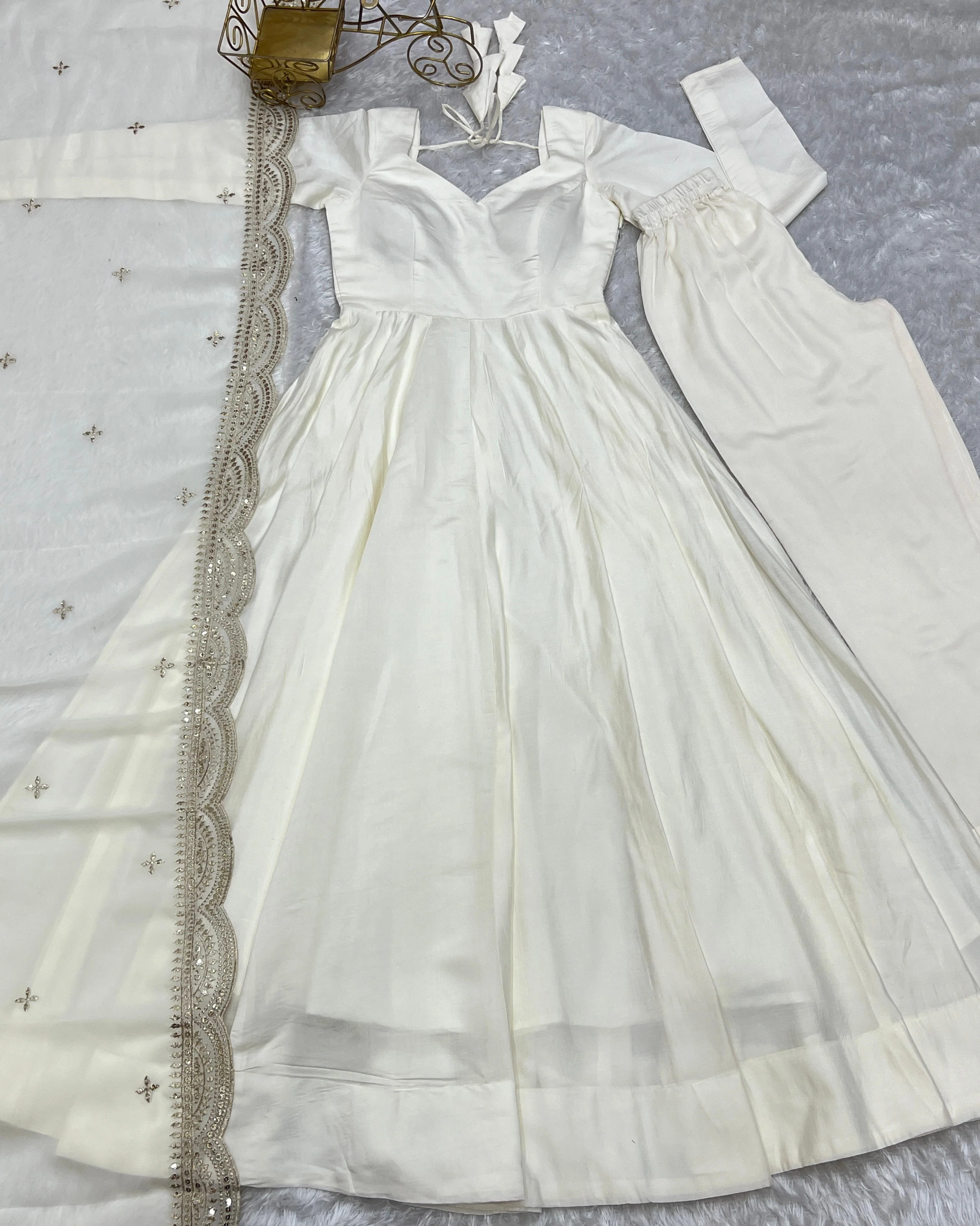 Sunshine Ready To Wear Anarkali Gown - Image 7